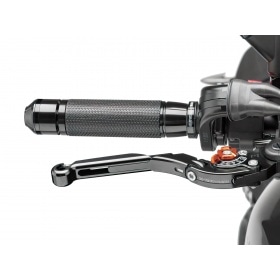 Bremžu svira priekšējā Puig 2.0 regulējama, salokāma, pagarināma, melna / oranža