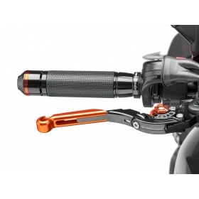 Priekšējā bremžu svira Puig 2.0 regulējama, salokāma, pagarināma, oranža / melna