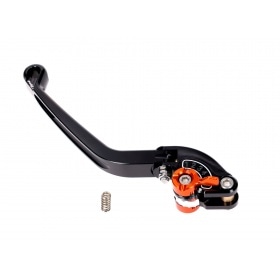 Bremžu / sajūga svira aizmugurējā Puig 2.0 regulējama salokāmā melna / oranža