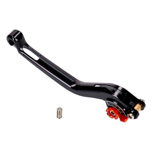 Рычаг тормоза / сцепления задний Puig 2.0 регулируемый черный / оранжевый Рычаг тормоза / сцепления задний Puig 2.0 регулируемый черный / оранжевый