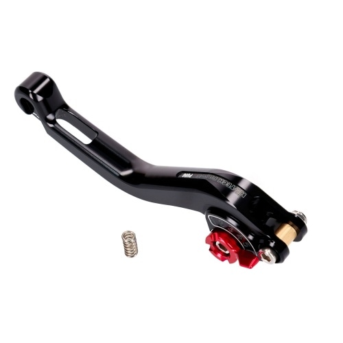 Рычаг тормоза / сцепления задний Puig 2.0 регулируемый короткий черный / красный Рычаг тормоза / сцепления задний Puig 2.0 регулируемый короткий черный / красный