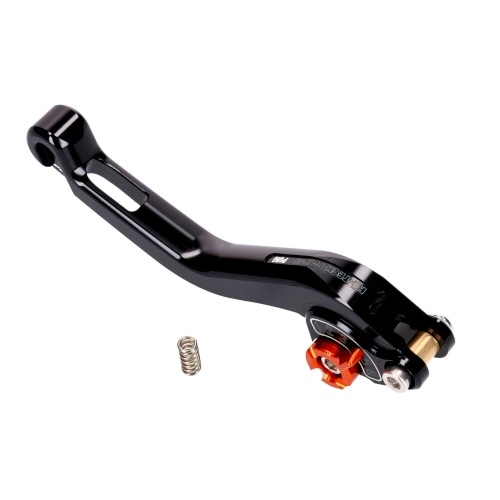 Рычаг тормоза / сцепления задний Puig 2.0 регулируемый короткий черный / оранжевый Рычаг тормоза / сцепления задний Puig 2.0 регулируемый короткий черный / оранжевый