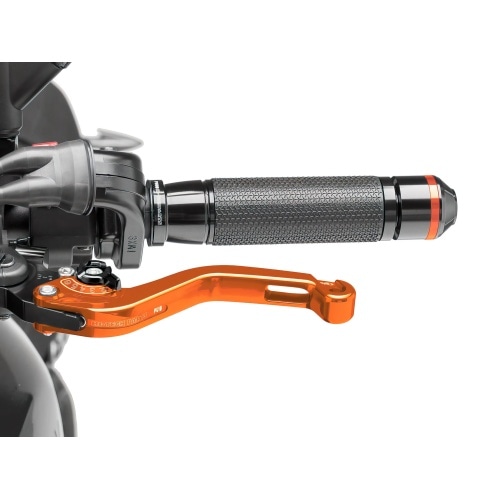 Bremžu / sajūga svira aizmugurējā Puig 2.0 regulējams īss oranžs / melns Bremžu / sajūga svira aizmugurējā Puig 2.0 regulējams īss oranžs / melns