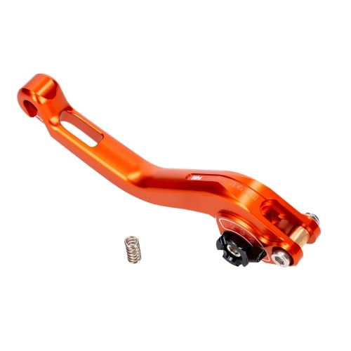 Bremžu / sajūga svira aizmugurējā Puig 2.0 regulējams īss oranžs / melns Bremžu / sajūga svira aizmugurējā Puig 2.0 regulējams īss oranžs / melns