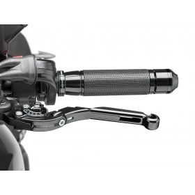 Bremžu / sajūga svira aizmugurējā Puig 2.0 regulējama, salokāma, pagarināma, melna