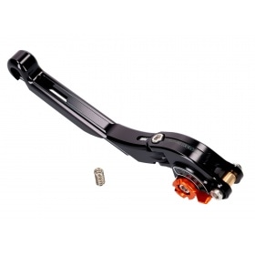 Bremžu / sajūga svira aizmugurējā Puig 2.0 regulējama, salokāma, izvelkama melna / oranža