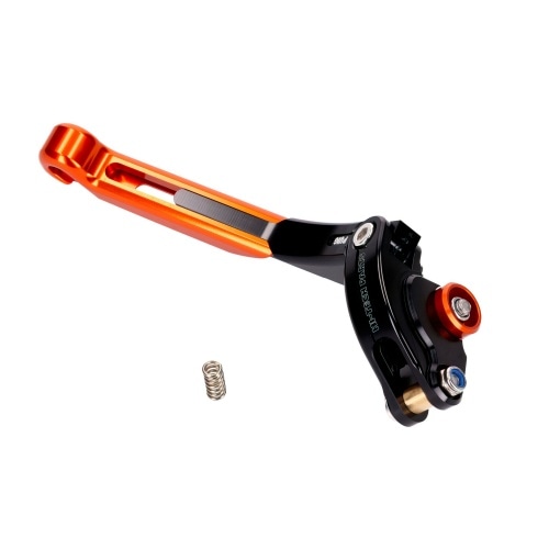 Bremžu / sajūga svira aizmugurējā Puig 2.0 regulējama, salokāma, izvelkama oranža / melna Bremžu / sajūga svira aizmugurējā Puig 2.0 regulējama, salokāma, izvelkama oranža / melna