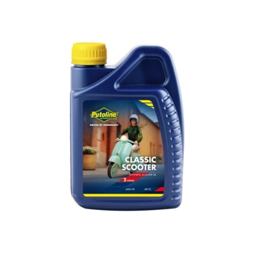2-taktu dzinēja eļļa Putoline Classic Scooter / Vespa / Lambretta / 1L 2-taktu dzinēja eļļa Putoline Classic Scooter / Vespa / Lambretta / 1L