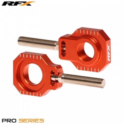 Chain Tensioners / Axle Blocks RFX Pro orange KTM Chain Tensioners / Axle Blocks RFX Pro orange KTM