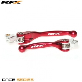Lever Set RFX Race folding forged red YZ / KX 2001-2012