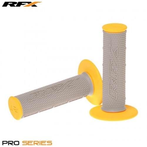 Rokturi Pro Series dual compound pelēks / dzeltens Rokturi Pro Series dual compound pelēks / dzeltens