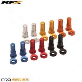 Nut + Washer f. rim lock RFX Pro blue x2
