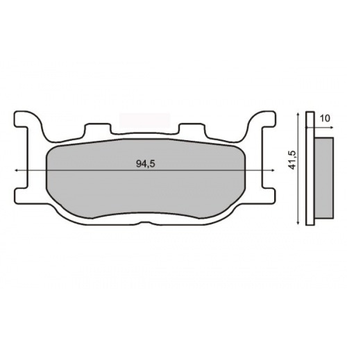 Brake Pads Italjet Jupiter / Yamaha Majesty / MBK Skyliner Brake Pads Italjet Jupiter / Yamaha Majesty / MBK Skyliner