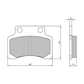 Brake Pads RMS Kymco / Keeway / CPI
