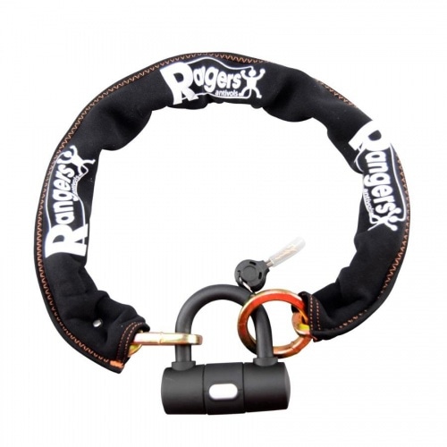 Ķēdes slēdzene Rangers U veida slēdzene d.14mm - 55x55mm + ķēde d.10mm x 0,90m Ķēdes slēdzene Rangers U veida slēdzene d.14mm - 55x55mm + ķēde d.10mm x 0,90m