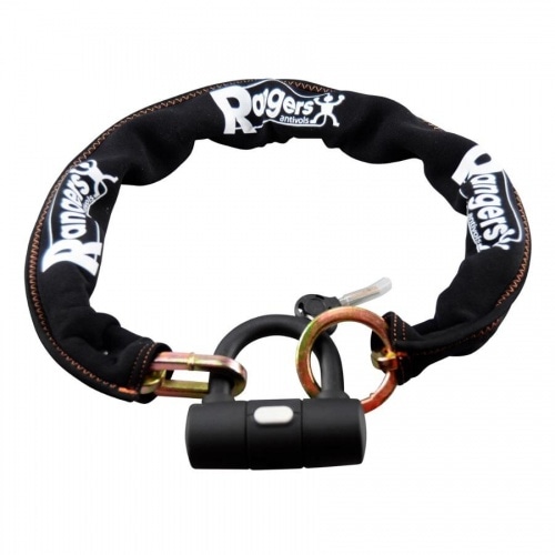 Ķēdes slēdzene Rangers U veida slēdzene d.14mm - 55x55mm + ķēde d.10mm x 0,90m Ķēdes slēdzene Rangers U veida slēdzene d.14mm - 55x55mm + ķēde d.10mm x 0,90m