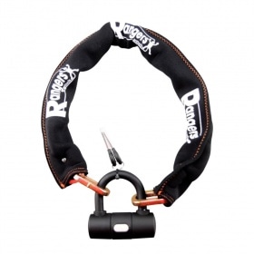 Цепной замок Rangers U-lock 55x55 мм + цепь 0,9 м x 10 мм