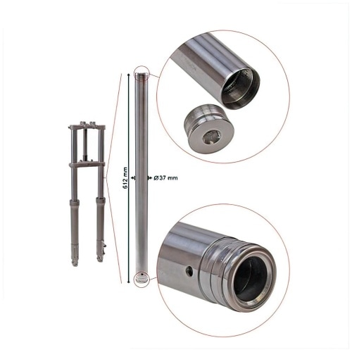 Dakšas caurule d.37mm Rieju MRT Dakšas caurule d.37mm Rieju MRT