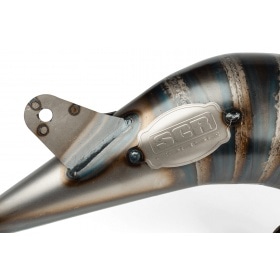 Exhaust SCR Corse Handmade Cross 50-70 Sherco 50 red