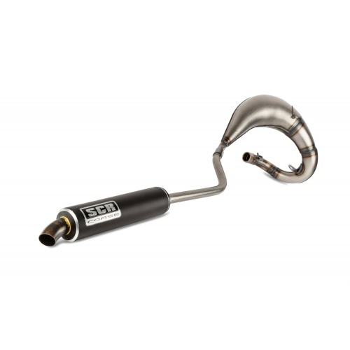 Exhaust SCR Corse Handmade Cross 50/70cc schwarz Rieju MRT 50cc (high mount) Exhaust SCR Corse Handmade Cross 50/70cc schwarz Rieju MRT 50cc (high mount)