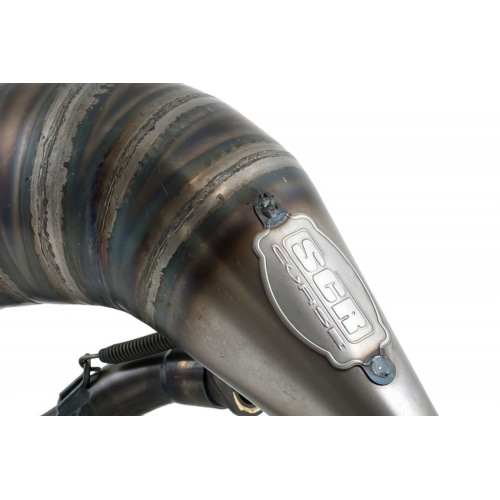 Exhaust SCR Corse Cross RL 70cc Derbi Senda 2000 Exhaust SCR Corse Cross RL 70cc Derbi Senda 2000