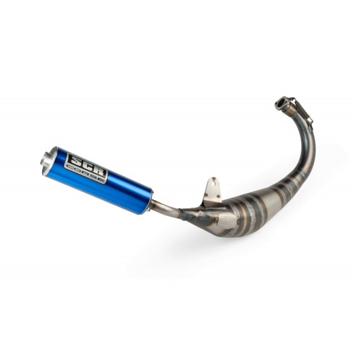 Exhaust SCR Corse Racing Line 70-80 Derbi blue Exhaust SCR Corse Racing Line 70-80 Derbi blue
