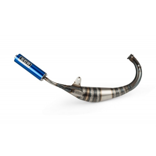 Exhaust SCR Corse Racing Line 70-80 Derbi blue Exhaust SCR Corse Racing Line 70-80 Derbi blue