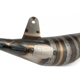 Exhaust SCR Corse Racing Line 70-80 Derbi blue