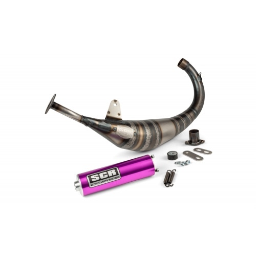 Exhaust SCR Corse Racing Line 70-80 Derbi purple Exhaust SCR Corse Racing Line 70-80 Derbi purple