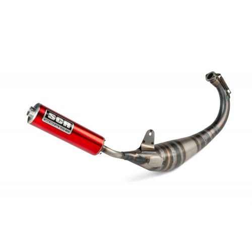 Exhaust SCR Corse Racing Line 70-80 Derbi red Exhaust SCR Corse Racing Line 70-80 Derbi red