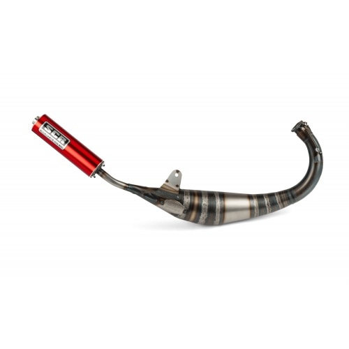 Exhaust SCR Corse Racing Line 70-80 Derbi red Exhaust SCR Corse Racing Line 70-80 Derbi red