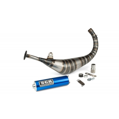 Exhaust SCR Corse Racing Line 80-90 AM6 blue Exhaust SCR Corse Racing Line 80-90 AM6 blue
