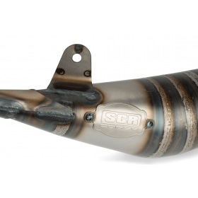 Exhaust SCR Corse Racing Line 80-90 AM6 blue