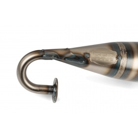 Exhaust SCR Corse Handmade 70 Minarelli horizontal blue