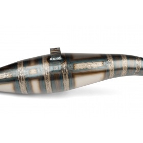 Exhaust SCR Corse Handmade 70 Minarelli horizontal blue