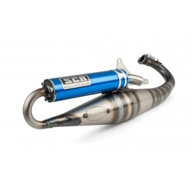 Exhaust SCR Corse Handmade 70 Piaggio blue