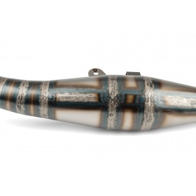 Exhaust SCR Corse Handmade 70 Piaggio blue