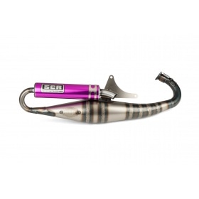Exhaust SCR Corse Handmade 70 Piaggio purple