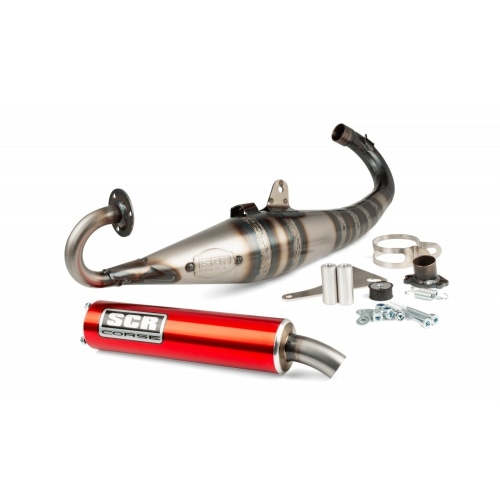 Exhaust SCR Corse Handmade 70 Piaggio red Exhaust SCR Corse Handmade 70 Piaggio red