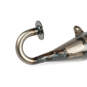 Exhaust SCR Corse Handmade 70 Minarelli vertical blue