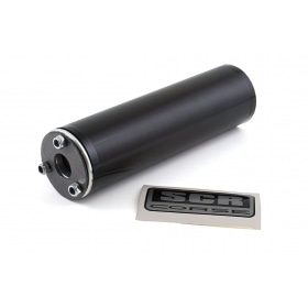 SCR Corse Silencer for “SM Chrome” d=60mm/l=200mm black aluminium