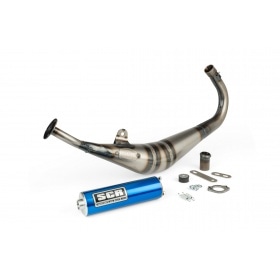 Exhaust SCR Corse Handmade 50-70 Derbi blue