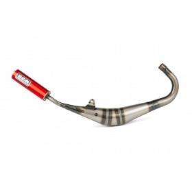 Exhaust SCR Corse Handmade 50-70 Derbi red