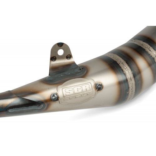 Exhaust SCR Corse Handmade 50-70 Derbi red Exhaust SCR Corse Handmade 50-70 Derbi red