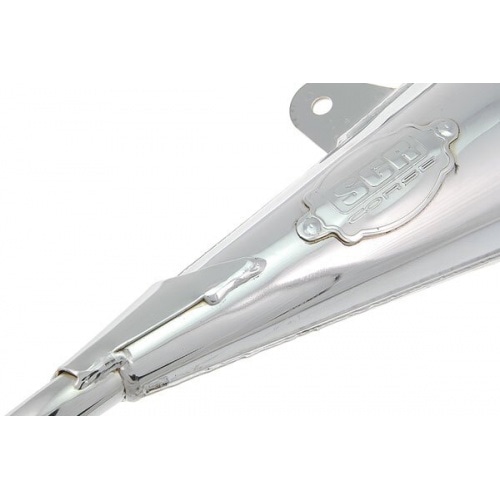 SCR Corse Exhaust “SM Chrome” 50cc Rieju MRX / SMX / Beta RK6 AM6 SCR Corse Exhaust “SM Chrome” 50cc Rieju MRX / SMX / Beta RK6 AM6