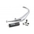 Exhaust SCR Corse SM Chrome 50cc Derbi Senda / DRD (low mount) carbon look silencer Exhaust SCR Corse SM Chrome 50cc Derbi Senda / DRD (low mount) carbon look silencer