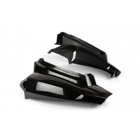 Right + Left Rear Panels Booster after 2004 (unpainted black)