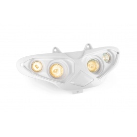 Priekšējais lukturis Quattro ODF Gilera Runner / Hussar balts