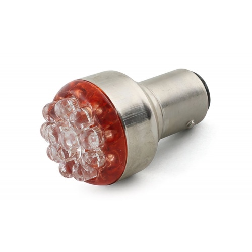 Bremžu gaismas spuldze 12V / 12W (BAY15D) sarkana Bremžu gaismas spuldze 12V / 12W (BAY15D) sarkana