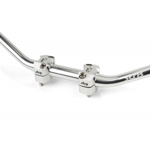 Handlebar + Clamps 28mm Str8 silver Handlebar + Clamps 28mm Str8 silver